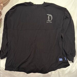 Disney Black Long Sleeve Shirt with Logo